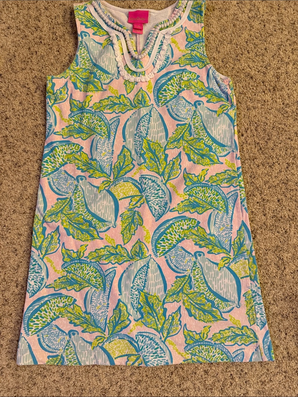 Lilly Pulitzer harper shift in Urchin pink Vitamin Sea print Shift Dress